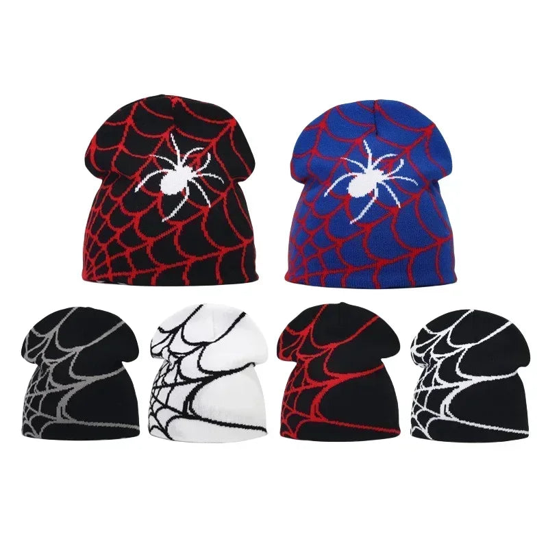 Y2K Letter Print Knit Beanie Hat – Unisex Winter Cap