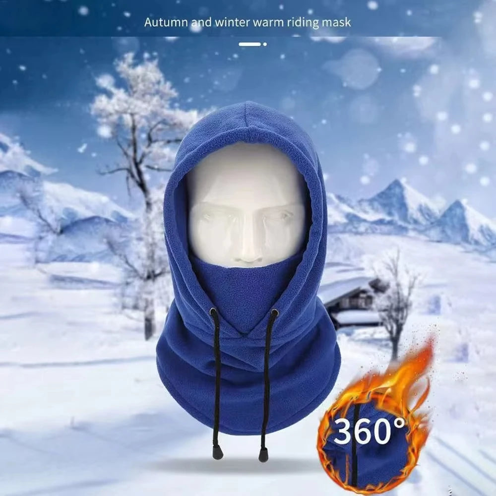 Fleece Balaclava Hood – Windproof Winter Ski Cycling Face Mask
