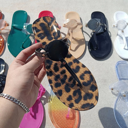 Women's Clear Jelly Flip Flops – Transparent Beach Sandals