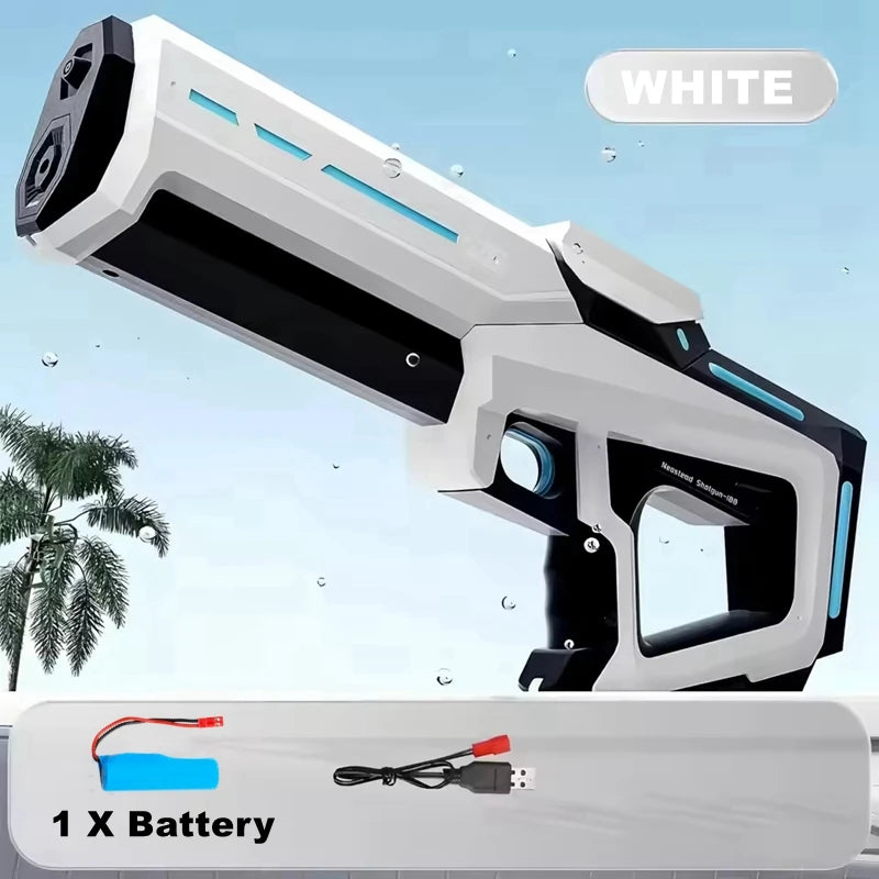 Electric Water Gun Toy 43cm – Auto Squirt Blaster for Kids & Adults