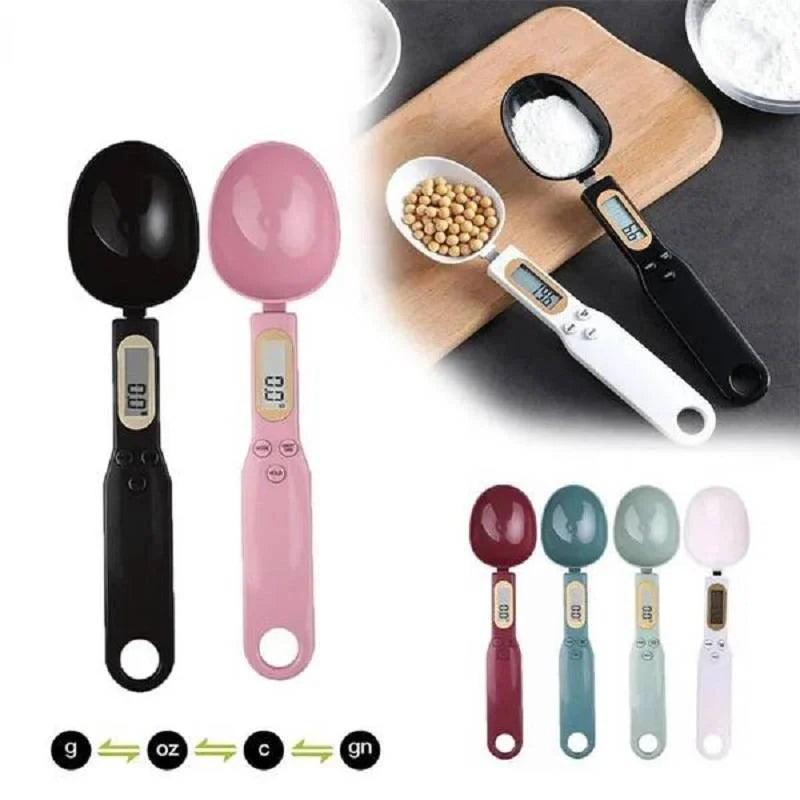Digital Measuring Spoon Scale – 500g/0.1g LCD Kitchen Scale