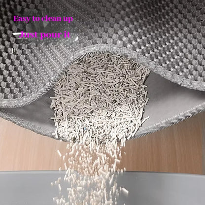 Cat Litter Mat – Double Layer Honeycomb Waterproof Trapping Pad