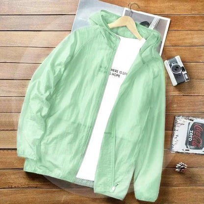 UV Sun Protection Jacket – Ultra-Thin Hooded Skin Coat