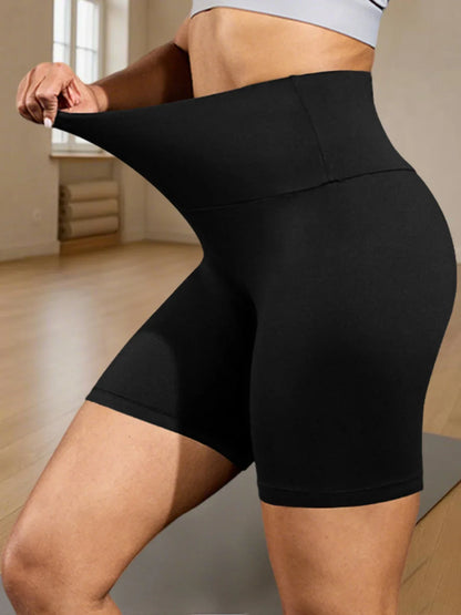 High-Waist Biker Shorts for Women - Tummy Control