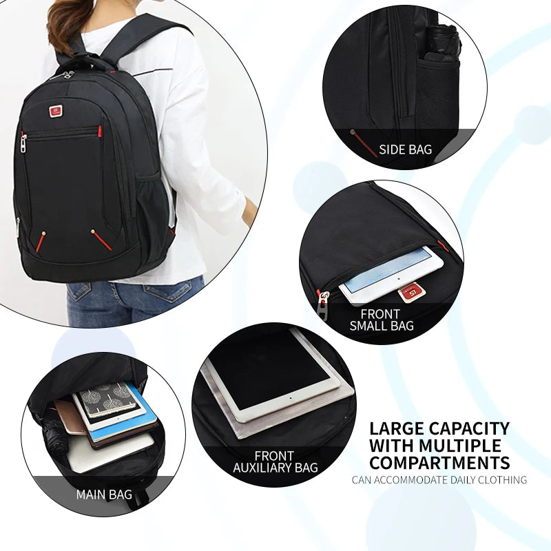 Business Laptop Backpack – Multi-Functional Travel & School Bag for Men