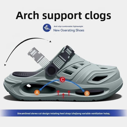 Arch Support Clog Slippers – Anti-Slip Thick Sole Sandals