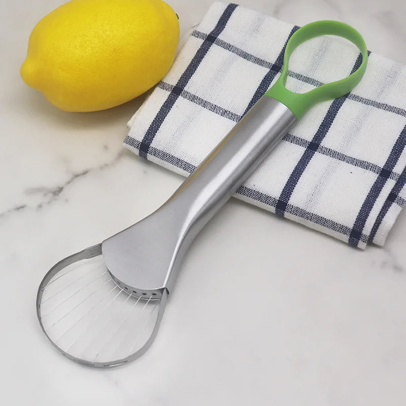 Avocado Slicer & Cutter – 2-in-1 Stainless Steel Fruit Tool