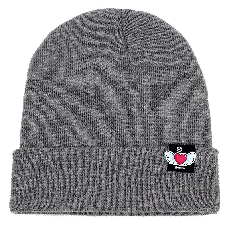 Embroidered Knit Beanie Hat for Men & Women – Winter Warm