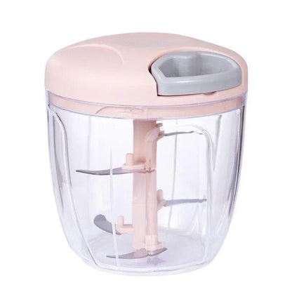 Manual Vegetable Chopper – Pull-String Onion & Food Cutter
