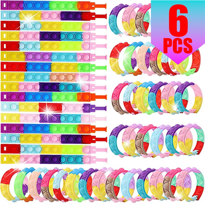 Pop Bubble Fidget Bracelet Bulk Pack – Sensory Stress Relief Toy