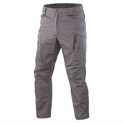 Men's Multi-Pocket Cargo Pants – Waterproof Tactical Trousers