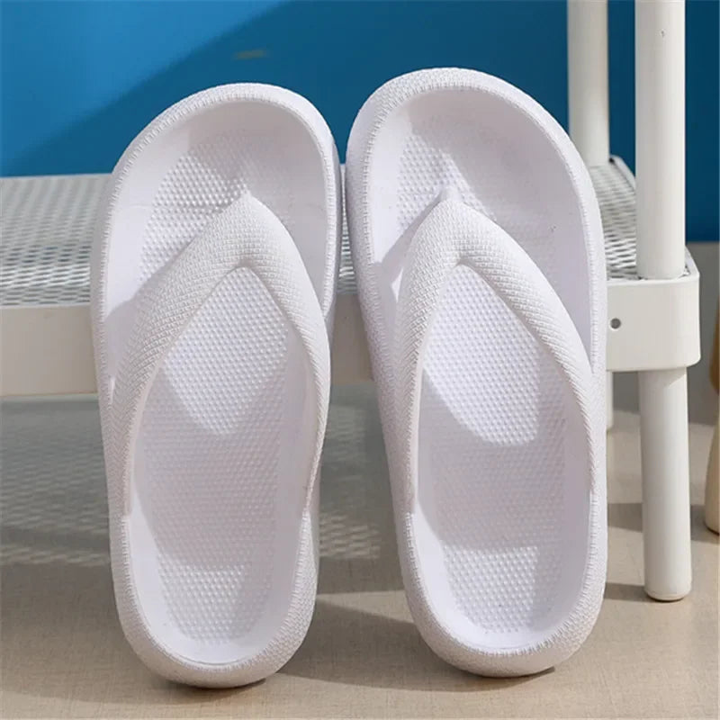 Women's Flip Flop Slippers – Soft Sole Flat Platform Beach Sandals