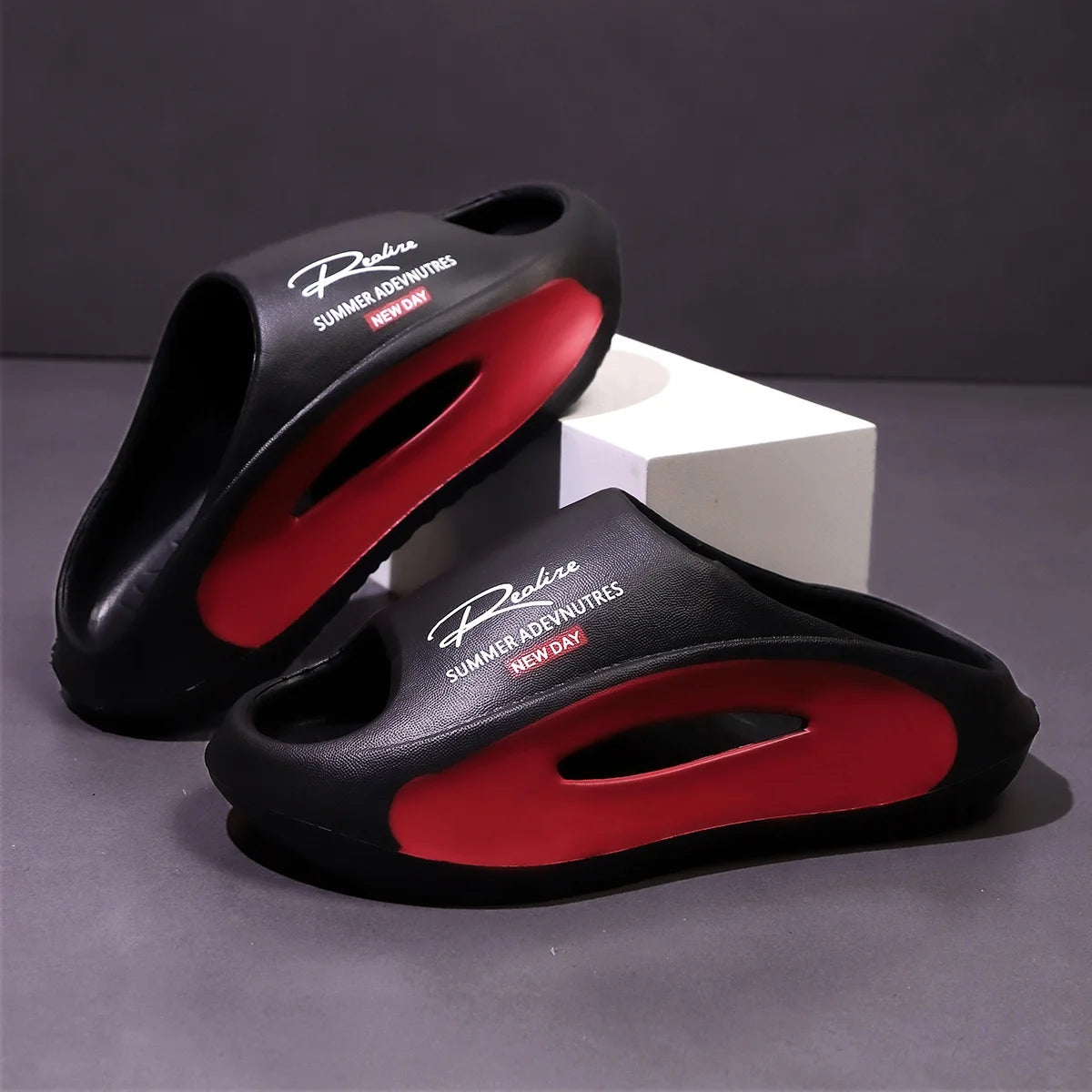 EVA Slide Sandals – Futuristic Cutout Design for Men & Women