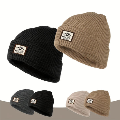 Outdoor Fleece Beanie Hat – Warm Windproof Cap for Men & Women