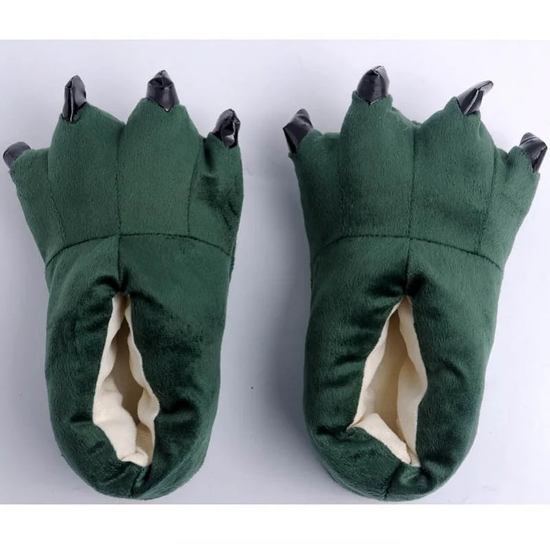 Animal Paw Slippers Funny Novelty Indoor Shoes for Women Men Kids