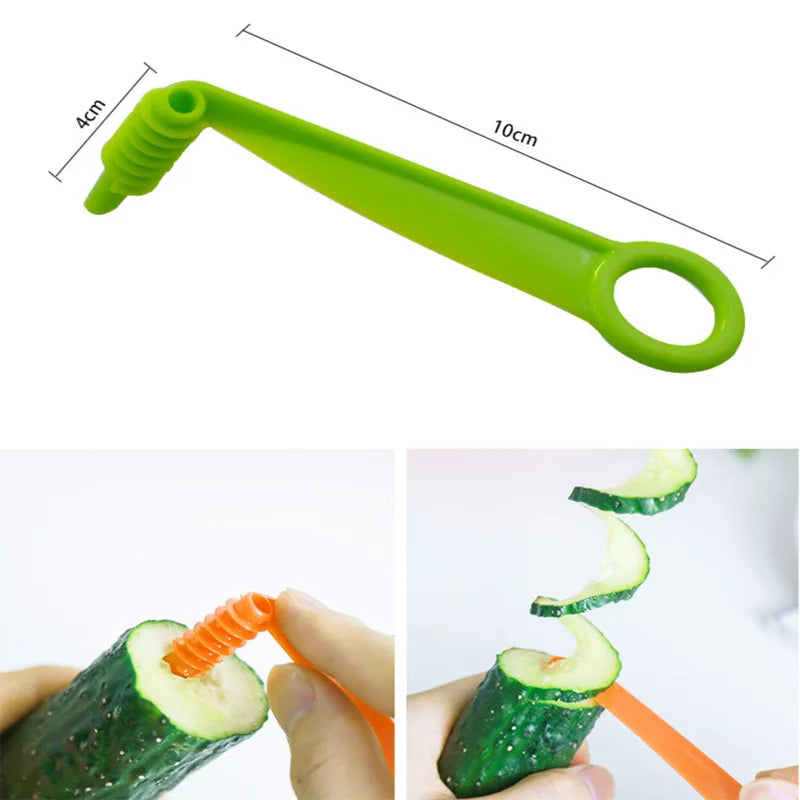 Spiral Potato Cutter & Tornado Skewer Set – DIY Twister
