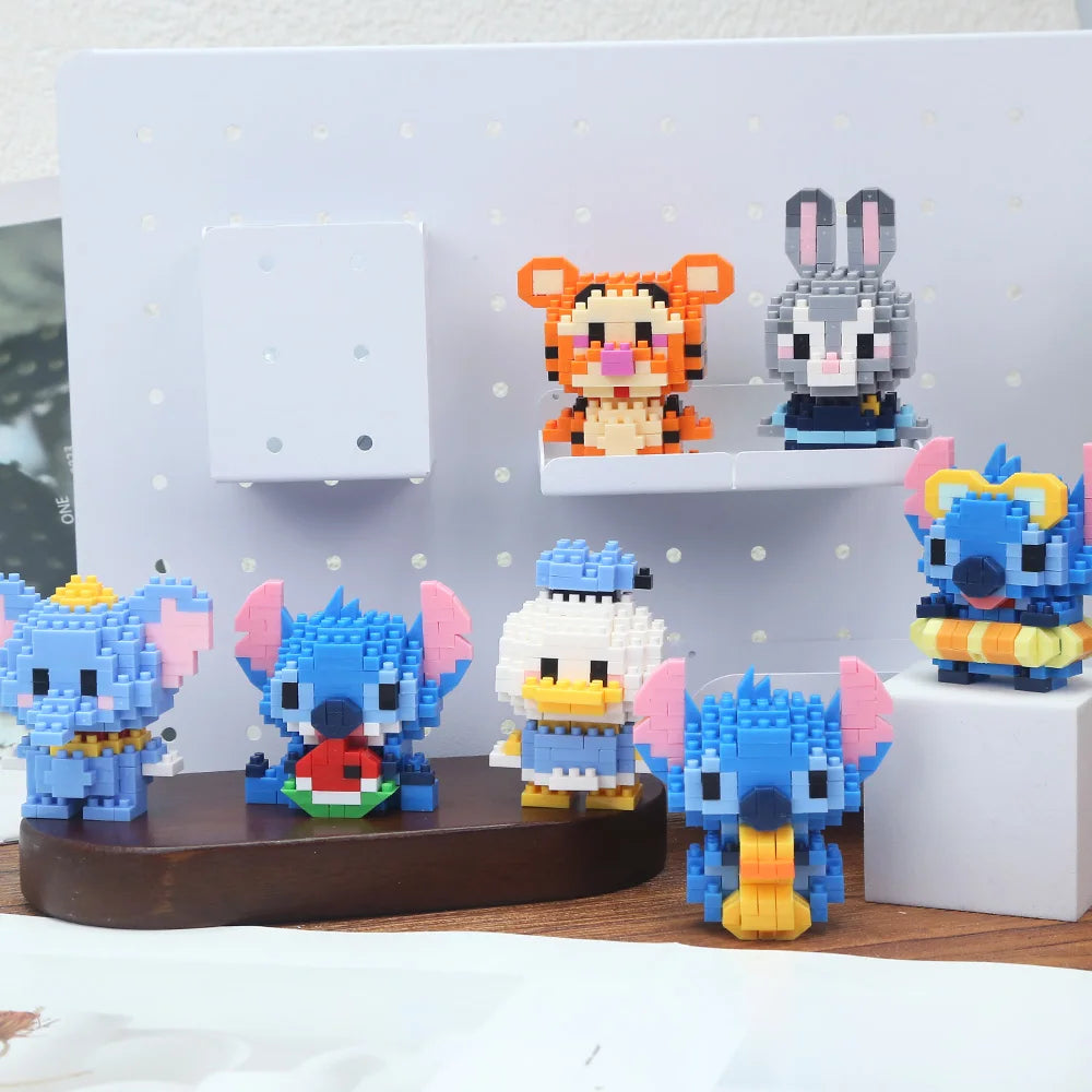Cute Cartoon Mini Building Blocks Set – Disney & Sanrio Character Bricks