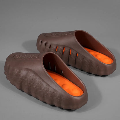 Men's Thick Sole EVA Slide Slippers – Non-Slip Outdoor Sandals