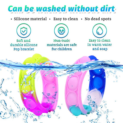 Pop Bubble Fidget Bracelet Bulk Pack – Sensory Stress Relief Toy