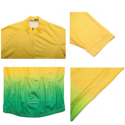 Cycling Jersey Set – Breathable Team Bike Suit with Bib Shorts
