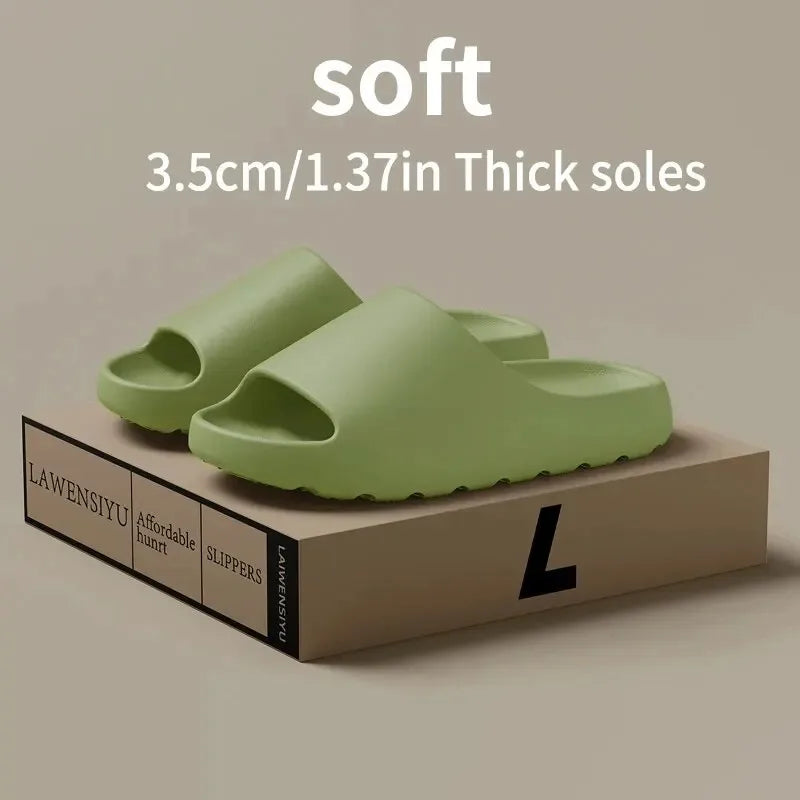 EVA Slide Slippers Thick Sole Unisex Indoor Outdoor Beach Sandals