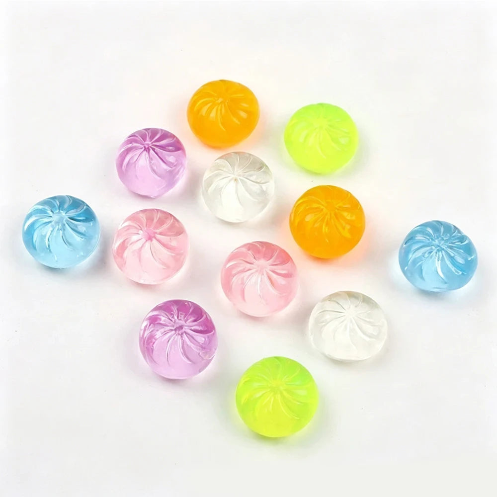 Squishy Dumpling Bun Fidget Toy Set – 5 Mini Buns + Steamer
