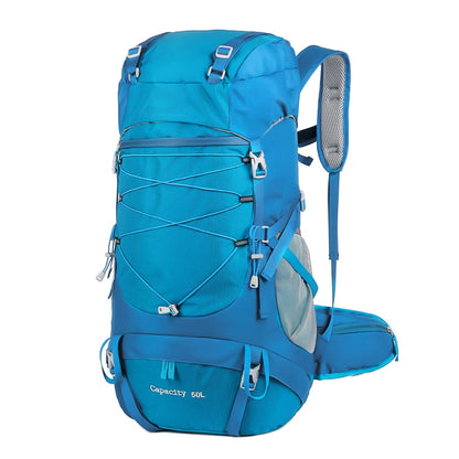 50L Hiking Backpack with Rain Cover – Mountaineering Outdoor Rucksack