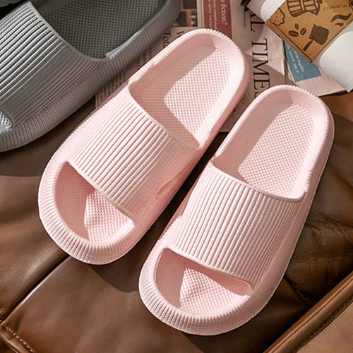 Thick-Sole EVA Slide Slippers – Non-Slip Shower Sandals