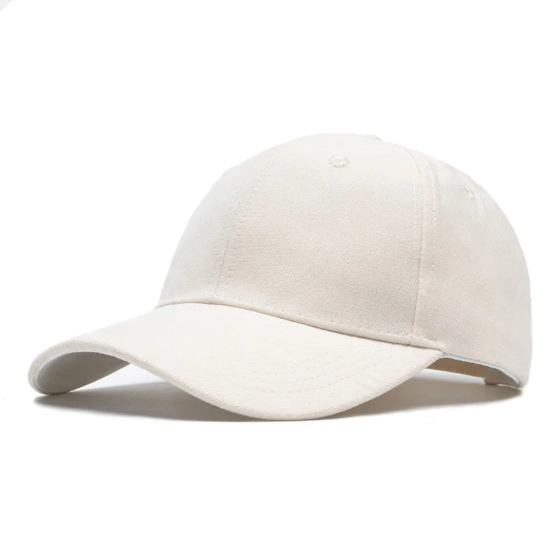 Unisex Adjustable Baseball Cap – Solid Retro Snapback Hat for Men & Women