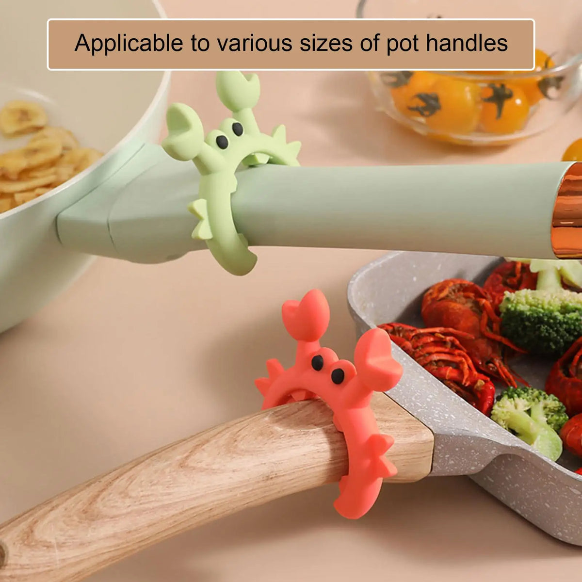 Crab Shaped Silicone Utensil Rest & Spoon Holder for Stove