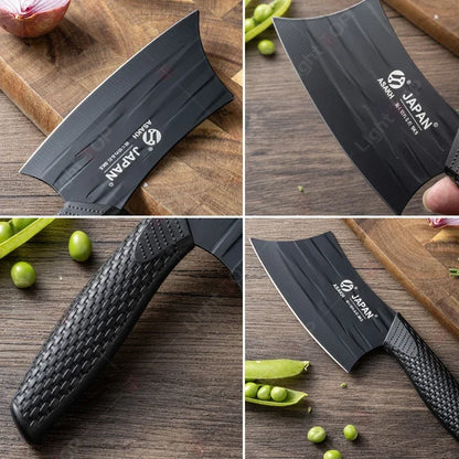 Black Chef Knife – Japanese Stainless Steel Kitchen Knife