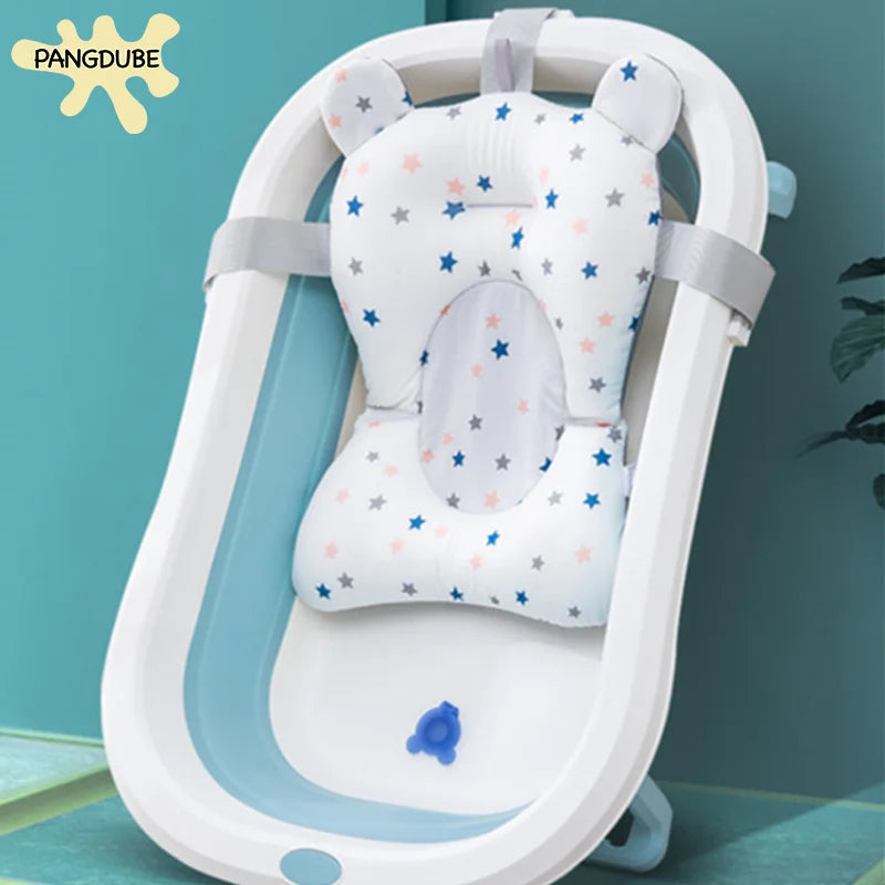 Baby Bath Seat Cushion – Non-Slip Newborn Bathtub Support Pad (0-12 Months)