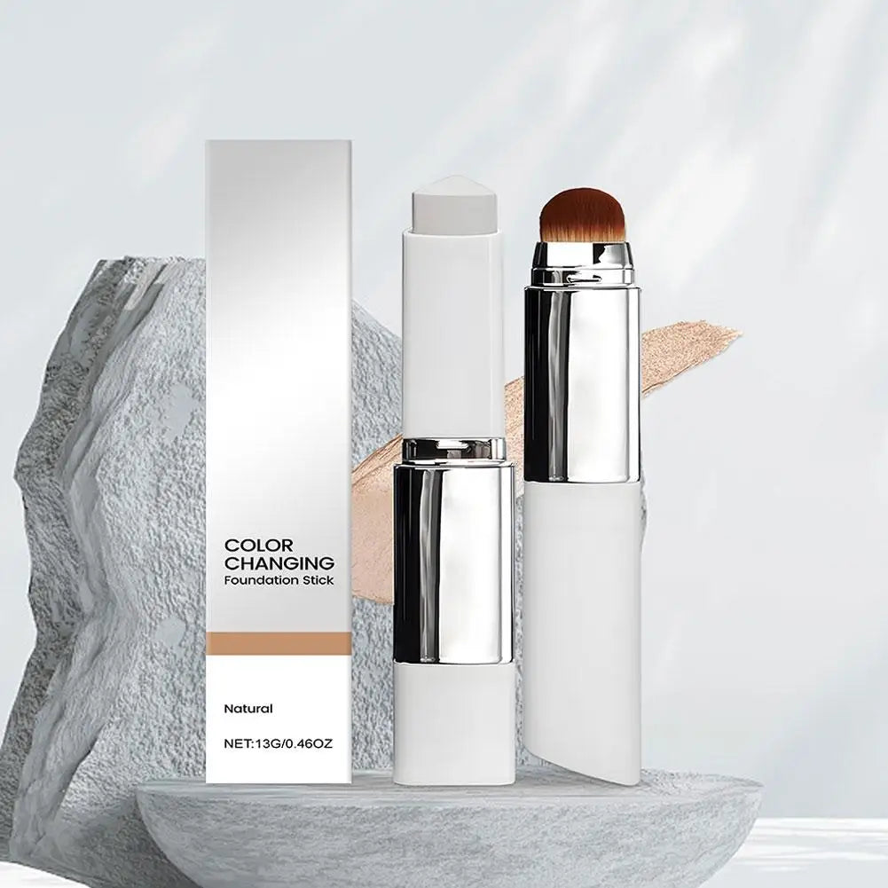 Color-Changing Foundation Stick – 2-in-1 Lightweight & Moisturizing