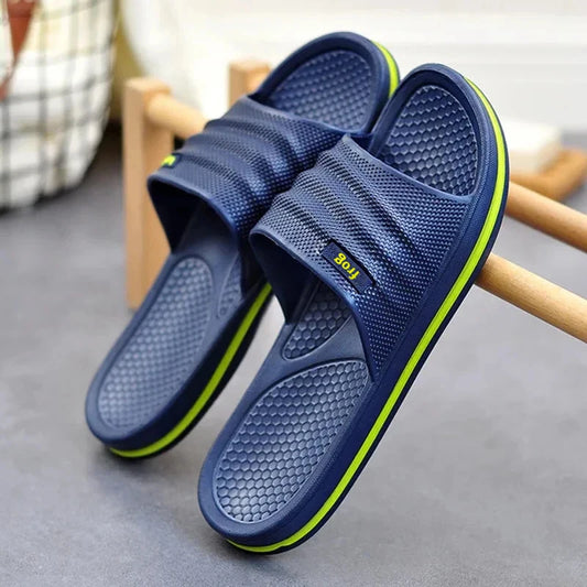 Men's EVA Bathroom Slippers – Non-Slip Soft Sole Indoor Slides