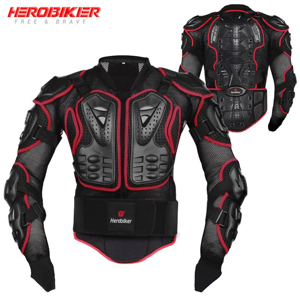 Motorcycle Jacket Men Full Body Armor Motocross Riding Protection Gear