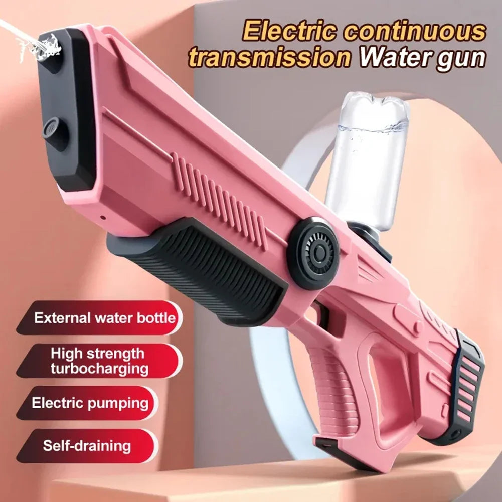 Electric Water Gun Toy for Kids – Automatic Squirt Pistol for Summer Pool Play