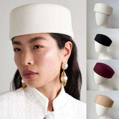 Women's Wool Felt Beret Hat – Dome, Pillbox & Fascinator Styles