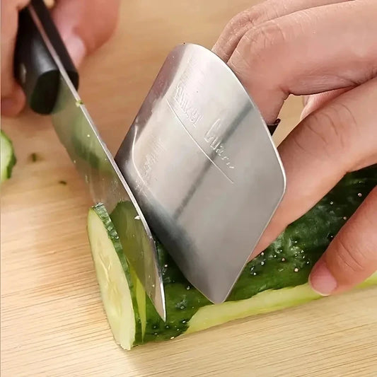 Stainless Steel Finger Guard – Kitchen Cutting Safety Tool