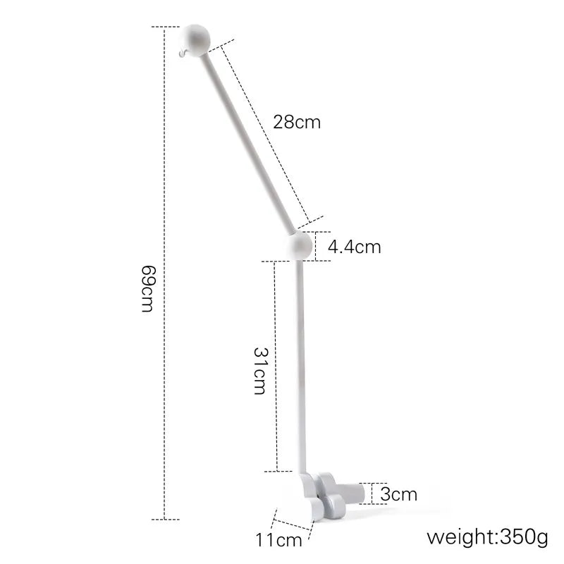 Wooden Baby Mobile Arm Bracket for Crib – Newborn Hanging Toy Holder