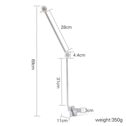 Wooden Baby Mobile Arm Bracket for Crib – Newborn Hanging Toy Holder