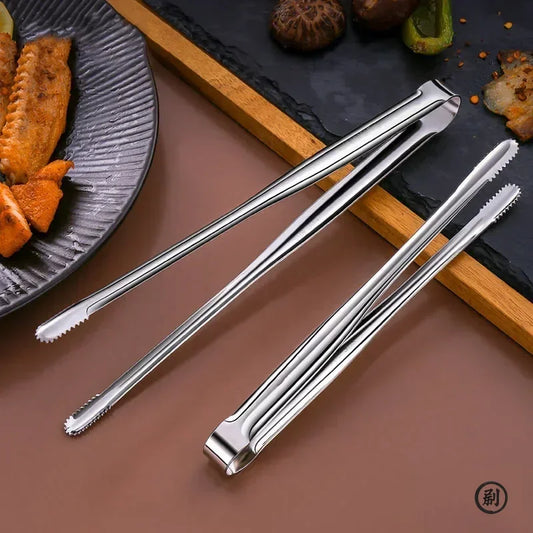 Stainless Steel Kitchen Tongs with Non-Slip Grip