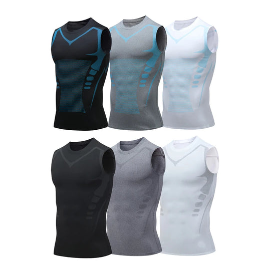 Men's Compression Tank Top – Sleeveless Gym Shirt for Fitness & Bodybuilding