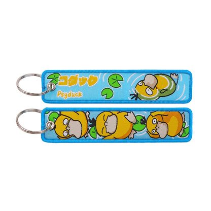 Anime Elf Monster Embroidery Keychain – Bag & Backpack Charm