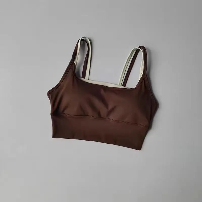 Women's Push-Up Sports Bra – Breathable Shockproof Gym Crop Top