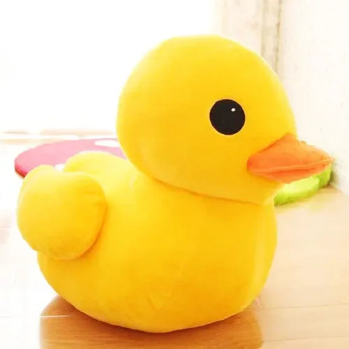 Yellow Duck Plush Toy – Kawaii Soft Stuffed Animal for Kids