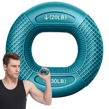 Silicone Hand Grip Ring – Finger & Wrist Strengthener Trainer