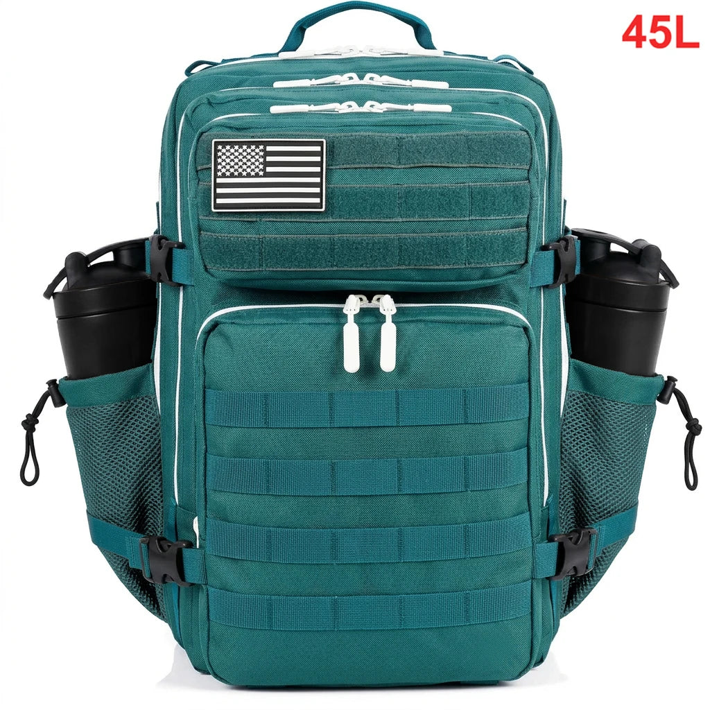 45L Tactical Backpack – Waterproof MOLLE Gym & Hiking Bag
