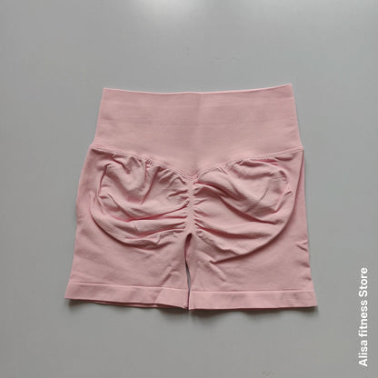 Tummy Control Seamless Yoga Shorts – Women's High-Waist Biker Shorts