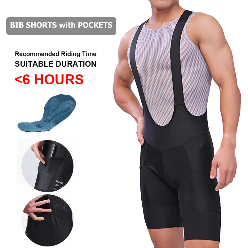 Men's MTB Cycling Bib Shorts Pro – INBIKE