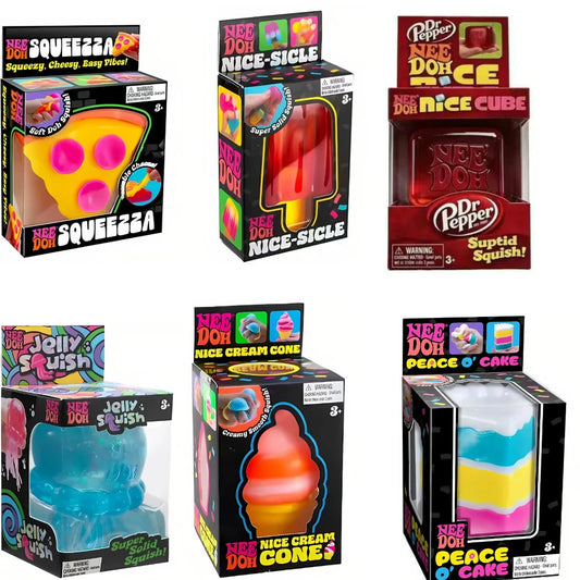 Needoh Nice Cube Squishy Stress Ball – Anti-Anxiety Sensory Toy